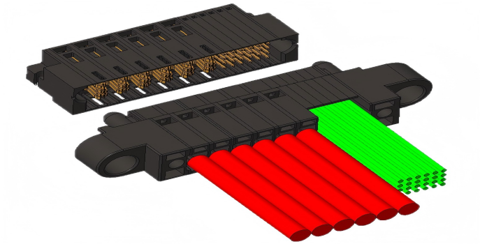 PBP Power connector VH+Cable Rec 4P+20S STB PMT